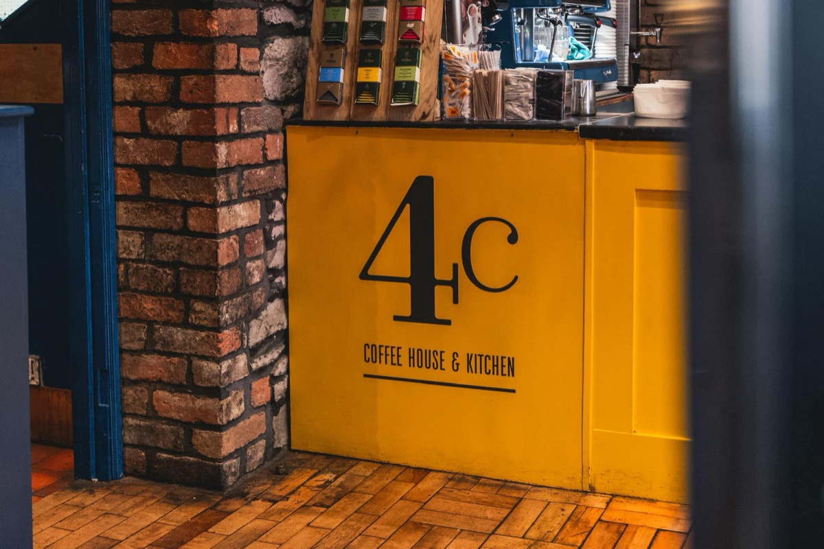 The counter at 4C Coffee House and Kitchen