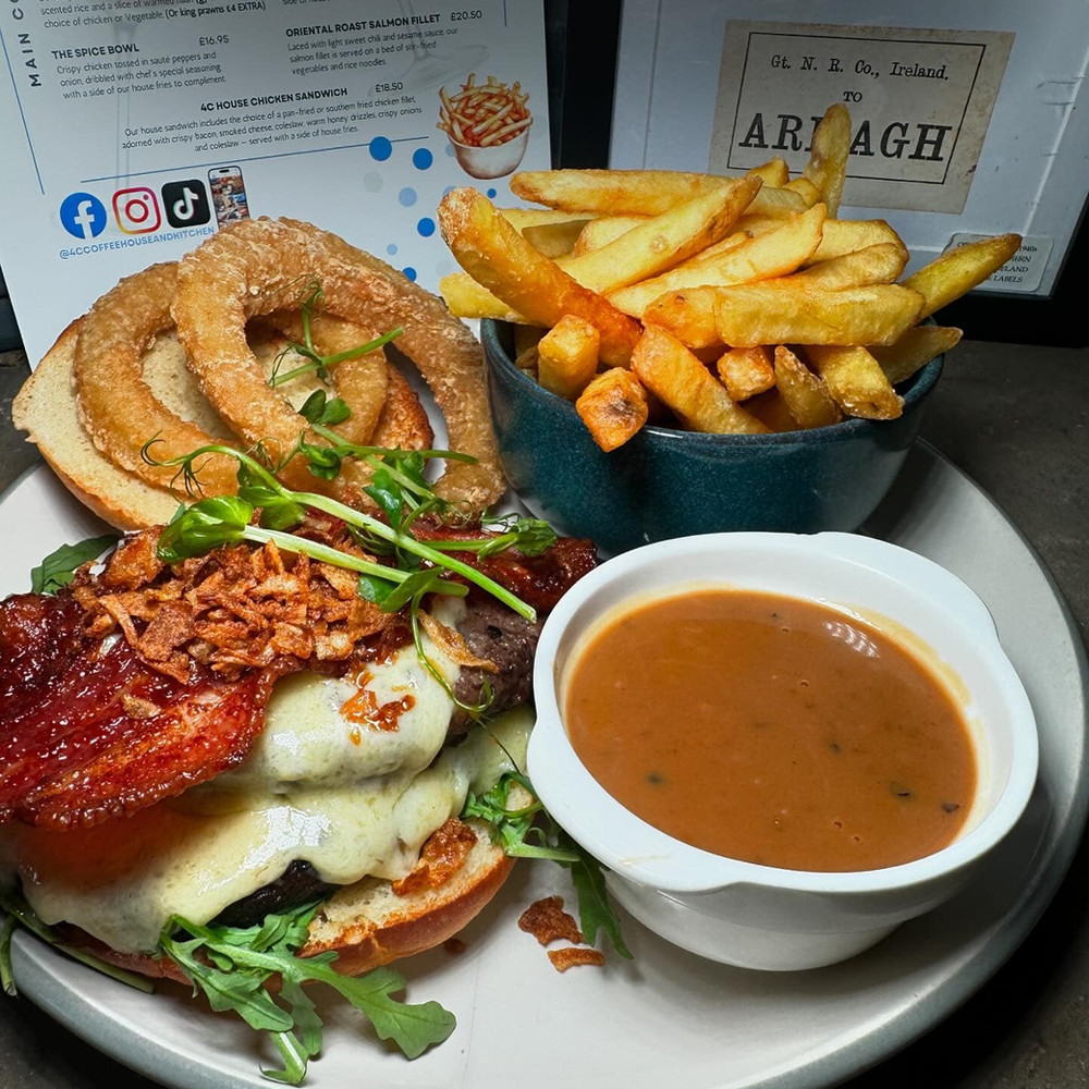 Smashed Angus beef burger