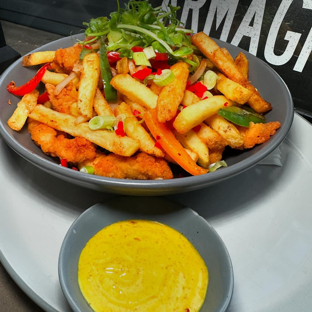 4C spicy loaded fries